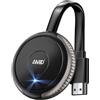 AIMIBO 4K Wireless Display Dongle - True Plug & Play, 2.4G & 5G HDMI Wireless Dongle per i*OS/Android/Windows/Mac OS Phone Laptop to TV/Monitor/Proiettore, Supporta Airplay DLNA Miracast
