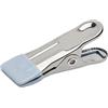 AMZSKU 30 mollette in acciaio inox senza impronte, graffette antiscivolo per calze, scarpe, asciugamani, sigillanti alimentari, foto (grigio)