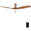 Cecotec Ventilatore da Soffitto con Luce e Telecomando da 132cm EnergySilence Aero 5600 Classic Gold&DarkWood. Motore DC 40W, 3 Pale, Luce LED, Timer, 6 Velocità, Modo Winter/Summer, Perfetto per Casa