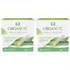 Organyc Tamponi in Cotone Biologico Certificato con Eco-Applicatore - Super, Flusso Abbondante, Ipoallergenici - 16 Pezzi (Confezione da 2)
