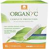 Organyc Tamponi in Cotone Biologico Certificato con Eco-Applicatore - Super Plus, Flusso Molto Abbondante, Ipoallergenici, Senza Cloro e Profumo - 16 Pezzi