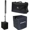 Proel SESSION700 Sistema audio colonna 3V 1400W. Blueth. App x Android iOS+Cover