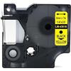 Italy's Cartridge CASSETTA NASTRO D43618 6mmX7m GIALLO COMPATIBILE PER DYMO-500TS, 1000 Eletronic labelling ETICHETTE D43618 S0720790