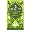Pukka Lemongrass & Ginger Tisana Biologica Digestiva Zenzero, 20 Filtri | Per una tazza che riscalda il cuore: miscela vivace e agrumata, con note speziate, naturalmente priva di caffeina