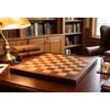 StonKraft Tavolo da gioco in legno da 16 X 16 da collezione senza pezzi - Pezzi degli scacchi in legno e ottone adatti Pezzi degli scacchi disponibili separatamente dal marchio StonKraft