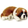 i-mex Perfect Petzzz 65419 - Peluche interattivo per cane, San Bernardo, animale che respira per vero e proprio, 25 cm