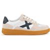 Munich Legit Sneaker Uomo Bianco Sabbia e Blu Marino