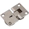 HamPaesk Mobile TV con cerniera nascosta, porta a ribalta, fondo quadrato, 1 pezzo, piccola ferramenta(Nickel color 1pcs)