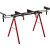 Einhell Base stazionaria MSS 1608 (carico massimo 75 kg, base per seghe a mitra regolabile in altezza, staffe estensibili con ruote, pieghevole per un ingombro ridotto)