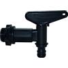 BOUTTE Boutt 2180354 RCPR - Rubinetto per vasca in plastica PEHD 1/4 giro, automatico, colore: Nero