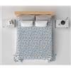 HomeLife Copriletto Singolo Estivo Cotone Piquet, 100% Made In Italy - Fresca Coperta Letto Singolo Estiva, Leggera e Traspirante per l'Estate con Fantasia Marina a Righe, Azzurro - 170x280