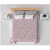 HomeLife Copriletto Singolo Estivo Cotone Piquet, 100% Made In Italy - Fresca Coperta Letto Singolo Estiva, Leggera e Traspirante per l'Estate con Fantasia Marina a Righe, Rosso - 170x280