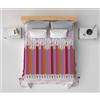 HomeLife Copriletto una Piazza e Mezzo Estivo in Cotone Piquet 100% Made In Italy, Fresca Coperta Estiva, Leggera e Traspirante per l'Estate con Allegra Fantasia con Matite, Fuxia, 220x280