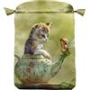 Lo Scarabeo Borsetta Porta tarocchi Fantasy Cats, Multicolore, BT59