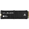 WD_BLACK SN850P 8TB PS5 SSD, Ufficialmente Concessa In Licenza per Playstation 5 PS5, fino a 7200 MB/s, M.2 2280 PCIe NVMe con dissipatore di calore, Expansion Card per Playstation, SSD Gaming, Black