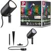 Paulmann 94849 Plug & Shine Faretto LED da giardino Shira Smart Home Zigbee 6,5W 250lm dimmerabile 455 mm antracite alluminio RGBW+