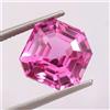 Gemma Sciolta Zaffiro Rosa Ceylon Naturale Taglio Asscher 9x9 mm