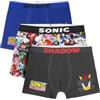 Get Trend Sonic The Hedgehog | Tartarughe Ninja Boxer Ragazzo 4-12 Anni, Confezione da 3 Slip Bambino in Cotone, Mutande Morbide e Traspiranti con Stampe, Intimo Bambini Vita Elasticizzata