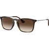 Ray-Ban Chris occhiali da sole Rubber L'Avana RB4187 856/13