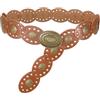WERFORU Concho - Cintura da donna larga, stile boho, stile western, per abiti, gonne e jeans