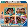 Ravensburger - Puzzles Oceania 2 | Puzzle Bambini | Puzzle Bambini 3 Anni O Più | 4 In A Box Puzzles 12-16-20-24 Pezzi | Dimensione 19x14cm | Regalo Bambino 3 Anni O Più