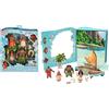 Mattel Disney Princess - Set Personaggi Vaiana, con 6 Personaggi Classici, Mini Bambole e Accessori Ispirati ai Film Disney, Giocattoli e Regali per Bambini 3+ Anni, multicolore HLW90