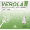 Verolax adulti soluzione rettale glicerina da 6,75g