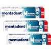 Mentadent White System Crystal Gel Dentifricio Sbiancante, Ripristina il Bianco Naturale dei Denti, Pulisce lo Smalto, Freschezza Intensa e Duratura, 100 ml (Confezione da 3)