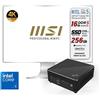 MSI Cubi N Mini PC Fanless Core 5 120U 5.00 GHz 256GB 16GB Usb Type-C Win11 Pro