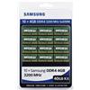 SAMSUNG Memoria Ram SO-DIMM DDR4 4Gb 3200MHz kit 40 Gb ( 10 X 4Gb ) Italia