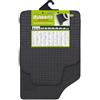 CORA 000134016 Coppia Tappeti Anteriori Rubberfit Fit-6, Nero