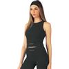 Carlheim Serenita Active Collection Tank Top Canottiera, Carbone, S Donna