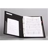Générique Porta spartiti cantato modello Prélude, Nero, 4 anelli, 20 pagine, Binder