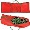 BAKAJI Borsa Custodia Sacco Porta Albero di Natale Extra Large Robusta in Tessuto Rosso