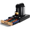 BAKAJI Contenitore Cassetto Porta Cialde Capsule Caffe Bustine Te Zucchero In Metallo