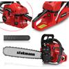 STAKMANN Motosega a scoppio Benzina 2 Tempi 62 cc Lama 50 cm Taglia Legna Rami EasyStart