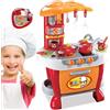 BAKAJI Cucina Scuola Piccoli Cuochi Fornello Con Luci E Suoni E Accessori Di Gioco