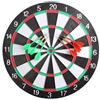 BAKAJI Gioco Tirassegno Tiro al Bersaglio con 6 Freccette Dart Board Sport Game 40cm