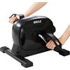 BAKAJI Pedaliera Nera Riabilitazione Braccia Gambe Cyclette Mini Bike Ginnastica Passiva