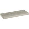BAKAJI Mensola da Parete Scaffale a Muro MDF Grigio 60x23,50x3,80 cm Organizer Minimal