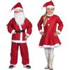 BAKAJI Vestito Vestitino Per Bambini Babbo Natale Bambini e Bambine Da 6 a 9 anni Rosso