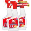 Omino Bianco Smacchia e Sgrassa 2 in 1 Pre-Trattante Spray 3 x 500 ml Smacchiante