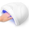 BAKAJI Lampada UV LED per Unghie Gel Smalto 48 W Asciugatore Timer Manicure e Pedicure