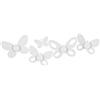 Arti & Mestieri Butterfly - Appendiabiti di Design 100% Made in Italy - in Ferro, 73 x 22 cm - Alluminio