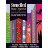 Chartwell Books Stenciled Book Edges Kit: Turn Your Favorite Books into Custom Works of Art - Includes: Project Book, Paint Pots, Stencils, Sponge Tools, Book Clamps