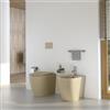 Parama Sanitari filomuro in ceramica khaki vaso rimless sedile soft-close e bidet | Europa Small