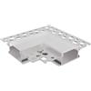 Parama Angolo di giunzione silver 90° per profilo da incasso slim per cartongesso