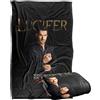 LOGOVISION Lucifer What Do You Desire? Coperta super morbida al tatto setoso - 91 x 147 cm