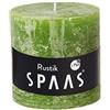 Spaas Candela rustica non profumata 100/mm, 75 ore, verde oliva