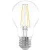 Eglo LED E27 dimmerabile a 3 fasi, lampadina retrò da regolare | con interruttore, 7 Watt (equivalente a 60 W), 806 Lumen, lampada vintage illuminante bianco caldo, 2700k, Edison Ø 6 cm
